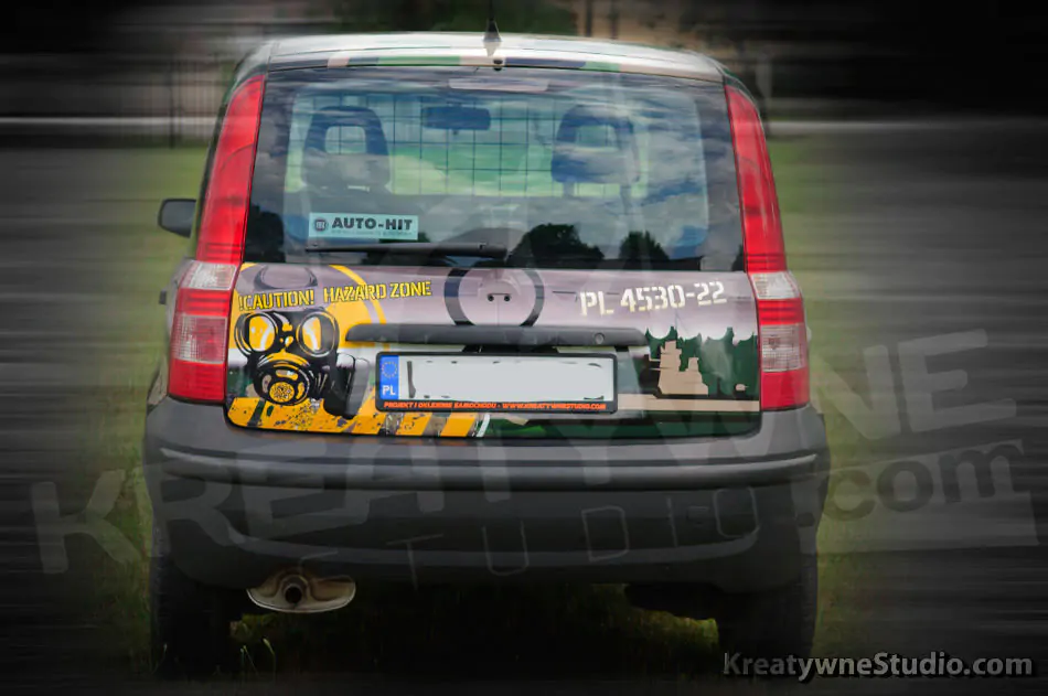 oklejanie folia fiat panda