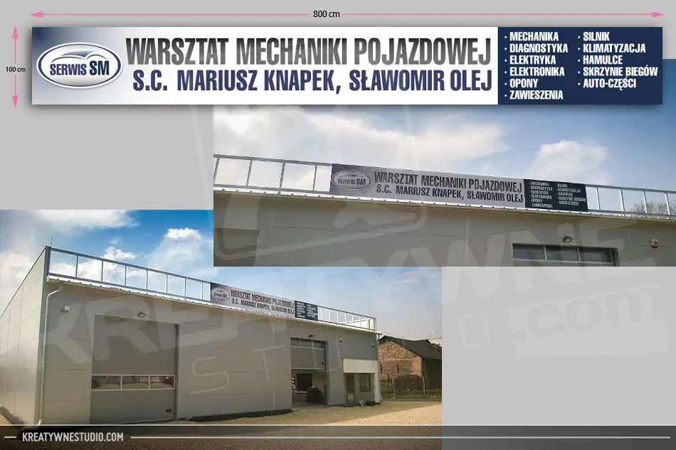 tablica duża dibond reklama Mysłowice