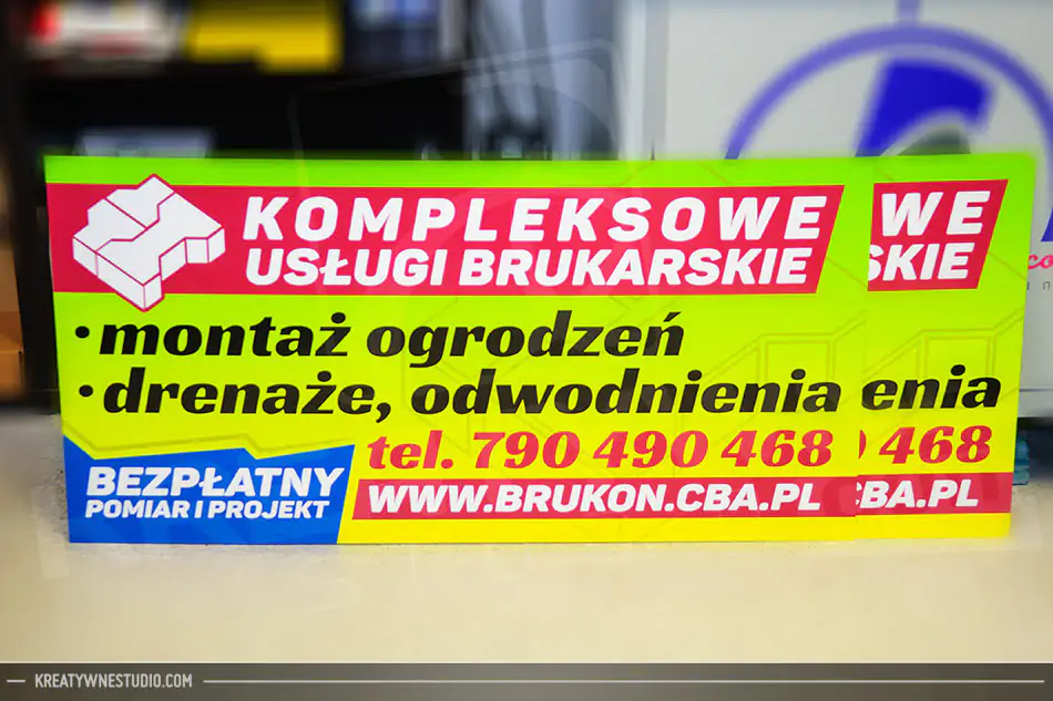tablice reklamowe drukowane Bieruń